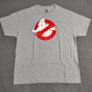 2021 Ghost Busters Mad Engine T-Shirt Size XL Gray Cotton Classic‎ Logo